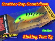 Rapala Scatter Rap Countdown 7cm 7g ราพาล่า สแคทเตอร์ แรพ เค้าท์ดาว 7 เซน SCRCD