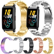 [HOT JUXXKWIHGWH 514] สายนาฬิกาสำหรับ Huawei Honor Watch GS Pro/honor Watch ES สายสแตนเลสสร้อยข้อมือโลหะสายรัดข้อมือพร้อมหมุดอุปกรณ์เสริม