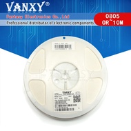 5000 Pcs 0805 SMD 1/8W chip resistor 0R ~ 10M 0 10R 100R 220R 330R 470R 1K 4.7K 10K 47K 100K 0 10 10