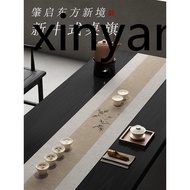 Tablecloth Tablecloth Tablecloth New Chinese Tea Table Zen Long Table Runner Light Luxury High-End T