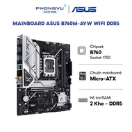 Mainboard Asus B760M-AYW WIFI DDR5 - LGA 1700 - Micro-ATX - 2 DDR5 RAM Slots -