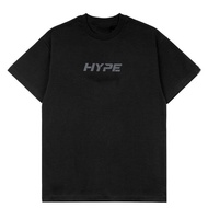 【COD] baju putih viral emba HYPE Baju putih viral kapas tesla logo Tee Baju-T Cetak Grafik Uniseks H