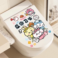 Cute Waterproof Cartoon Toilet Sticker