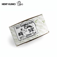 MOON LION Tapping Screws fh+ 8x3/ 8 Inch Round F+AB 2000 Pcs High Quality