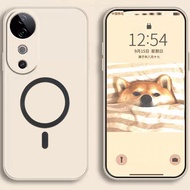 VIVO V40 Casing Phone Case Cover with Magnetic Wireless Charger Sticker