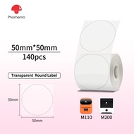 Nhãn dán trong suốt cho máy in phomemo M110/M120/M220/M120/M200/M221
