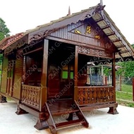 Gazebo 10'x10'+Anjung 10'x5' ukiran Minang