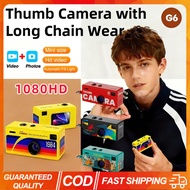 1080P Thumb Keychain Camera G6 Mini Retro HD Camcorder with 0.96In TFT Screen Portable Support Memor
