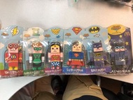 麥當勞 justice league DC 正義聯盟 蝙蝠俠 超人 閃電俠 神奇女俠 Q版公仔 一套