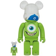 【秋葉猿】正日版3月預購 BE@RBRICK 100% 400% 庫柏力克熊 怪獸大學 大眼怪 麥克 華斯基