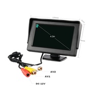 DC 9V-24V 4.3 Inch Car Rearview Monitor Kit TFT LCD Car Rear View Camera Reversing Parking System Mo