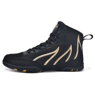 Box Boxing Shoes Sanda Fighting Training Shoes Wrestling Shoes Sports Shoes High-Top Boxing Shoes Fi