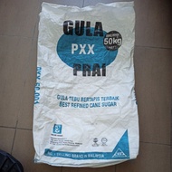 1 PC Recycle Used 50KG Thick PPE Sugar Bag Tebal Bag Guni Gula Prai Terpakai
