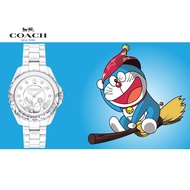 (Real Photo) Original Coach Women's Preston White Ceramic Watch Jam Tangan Wanita