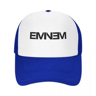 Eminem Adult Grid Net Hat Trucker Men's Women's Flat Brim Baseball Cap High-Stiff Mesh  Adjustable U