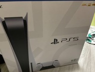 PS5主機加兩隻碟加兩個手掣