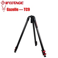 IFOOTAGE Gazelle TC9 Carbon Camera Tripod, 65" Professional Video Tripod 3 Sections with Quick Relea