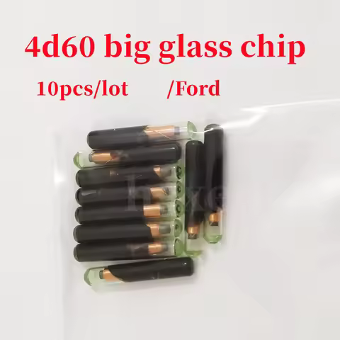 10pcs/lot Original 4D60 chip 4D 60 ID60 Big Glass Chip Car Key Chip For Ford Connect Fiesta Focus Ka