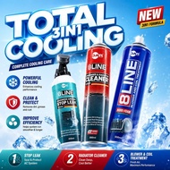 Combo 3 8Line Blower & Coil Treatment,Advanced Aircond Stop Leak,Condenser & Radiator Cleaner