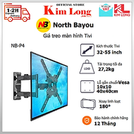 Giá Khung treo tivi North Bayou NB-P4 Xoay đa năng từ 32 đến 55 inch , Tải trọng tối đa 27Kg - Hàng 
