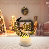 5Pcs LED Eid Ramadan Candle Light Muslim Decor Ornament Muslim LED Candles Light Party Supplies