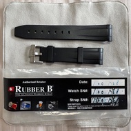 Rubber B 黑色錶帶 Rolex