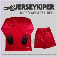 Goalkeeper Jersey / Goalkeeper Shirt Apparel Red Full Foam ONE SET