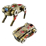 Transforming Robot Dog Fidget Spinner, No Battery Needed Windup Walking, Cool Gadget Gift for Teens