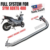 Sym Adxtg400 Exhaust Pipe Muffler Full System Exhaust Adxtg 400 Slip on Header Adxtg400