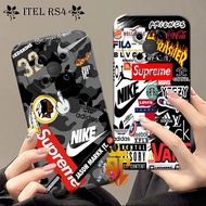 ITEL RS4 Softcase S23 PLUS/ A80/ A50/ A60/ A60S/ A70/ P40/ S23 Fashion Case Latest Motif Supreme Coo