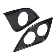 【BBI】-Car Rear Drain Water Cup Holder Trim Cover Stickers Bezel Frame for Voxy 2022 Interior Styling RHD