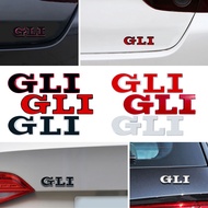 3D car styling gli logo front grille emblem badge sticker for golf 4 5 6 Mk5 Mk6 Mk7 polo Bora Jetta GLI Auto Accessories