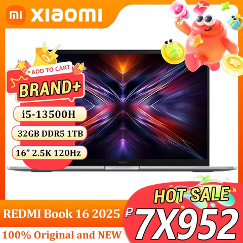 Xiaomi REDMI Book 16 2025 Intel Core i5-13500H 32G+1TB 16inch 2.5K 120Hz Screen Gray