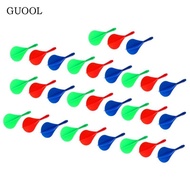 GUOOL 30 Pieces Multicolor Darts Shafts Flights Combo Set Ballon Shaped Flights