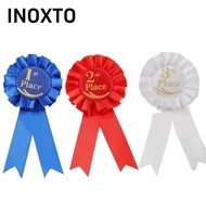 INOXTO Ribbon Award Set, Recognition Ribbons Blue,Red,White Rosette Ribbon, Award Ribbons  Ribbon 1s