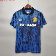 1992-93 MU CANTONA Team Home Away Mens Retro Football Jersey Shirt S-XXL Euro Size