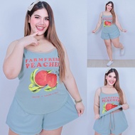 [ ส่งฟรี 🔥 ] ชุดเซ็ทสาวอวบ ชุดเซท ชุดคนอ้วน สาวอวบ ไซส์ใหญ่ ลายน่ารัก ผ้าร่อง พลัสไซส์ ชุดสาวอวบ ชุด