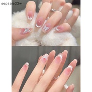 （seps） Laser Dazzling Aurora Butterfly Shape Paintings Nail Stier Enhancement Adhesive Nail Decal Ac