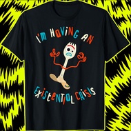 Makeyoushine X Generation90 Toy Story 4 Forky Existential Crisis T-Shirt – Men's Vintage 90s Retro S