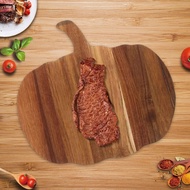 [Available] Pumpkin Shaped Wooden Cutting Board Chopping Board Butcher Block Irregular