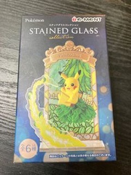 Re-ment Pokemon 比卡超 彩繪玻璃 Stained Glass