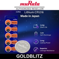 Murata CR1216 Lithium Battery 3V -