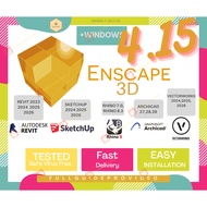 Enscape 3D 𝐯𝟒.𝟏𝟓🔥 w/Assets Libraty for SketchUp / Rhino / Archi.CAD / Vectorworks Plugin | 𝐀𝐜𝐭𝐢𝐯𝐚𝐭𝐞𝐝