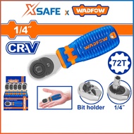 1/4 socket wrench" WADFOW WRW2J14 length 110mm, material CR-V + CR-Mo steel