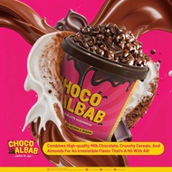 Choco Albab Tub Pink Campuran Coklat Bijirin Dan Almond (Choco Rice/Choco Ball/Choco Crunch/Choco Do