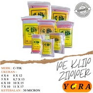 100 sheets of ziplock plastic clips 5 x 8 plastic Clip/s 4 x 6 Clip/s food Clip plastic/s small plas