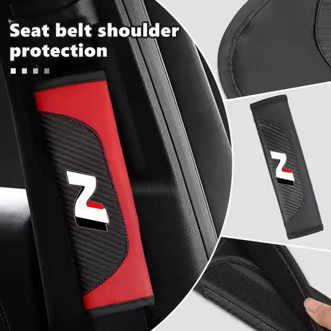 For Hyundai Car Seat Belt Cover Shoulder Cushion Adjustable Accessories N Line i20 i30 Sonata Tucson