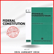 Federal Constitution  [As at 20th January 2024] - READY STOCK - ILBS BUKU LAW