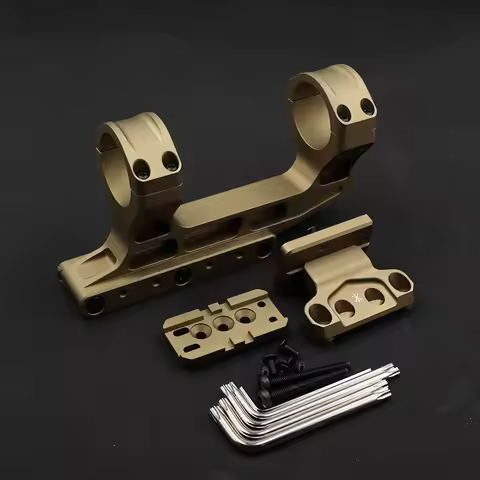 SOTAC GEAR Tactical Fast 2.05" LPVO Scope Mount 30mm Tube with Red Dot Sight Offset Mount Base Acces