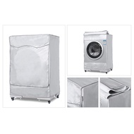 [FSFO]Silver Washing Machine Cover Waterproof washer Cover for Front Load Washer/Dryer